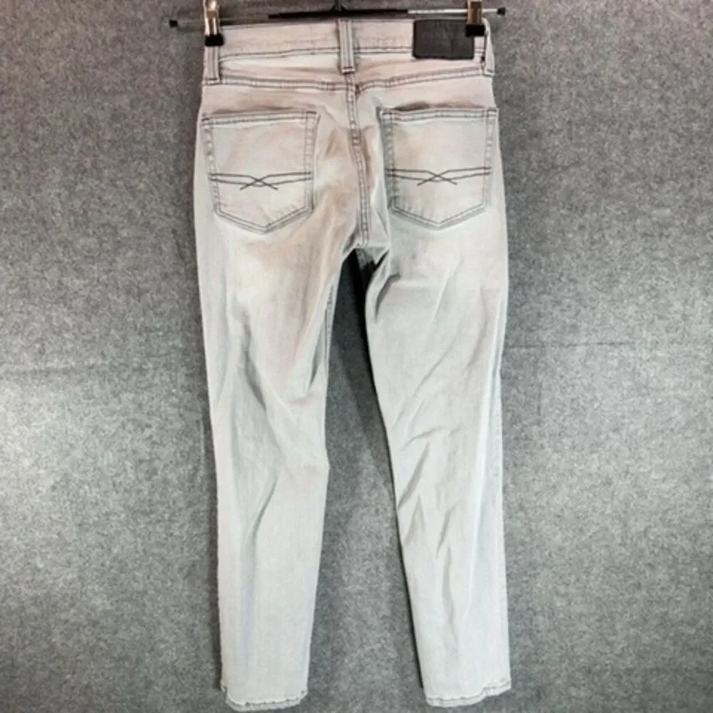 Signature by Levi's Slim Gray Wash Jeans - Faded Distressed Look